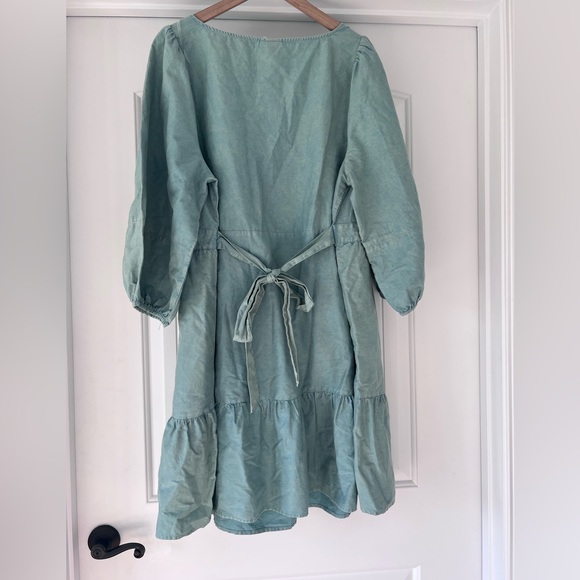 ☀️Ava & Viv Blue Ruffe Dress☀️ - Picture 6 of 11